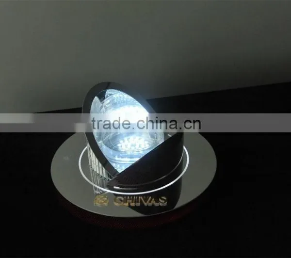 LED liquid wine bottle display stand,LED light box wine bottle display