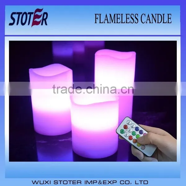 LED flameless candles with remote control and timer