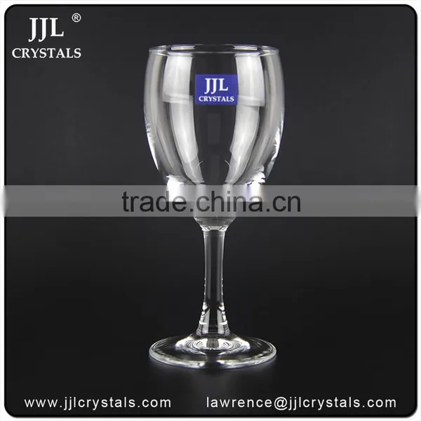 2016 Hot Selling Custom Glass Champagne Stemware , Wine Stemware Regular Wholesale