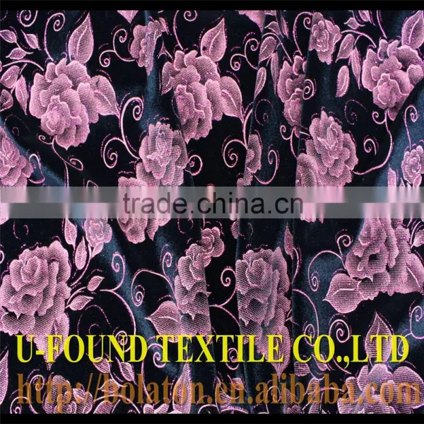 SUPER NICE GLITTER PRINT ON BLACK VELVET FABRIC photo-2
