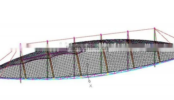 Tensile Fabric Architecture Roofing System With Umbrella Cover Chukah PTFE Fabric photo-4