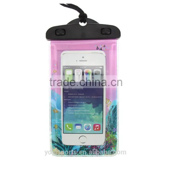 IPX8 Pvc 6 Inch Seal Waterproof Cell Phone Dry Bag for Swimming photo-4