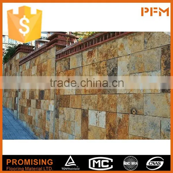 PFM Slate Wall Cladding Decoration Stone Paneling / Slate Wall Cladding Panel photo-3