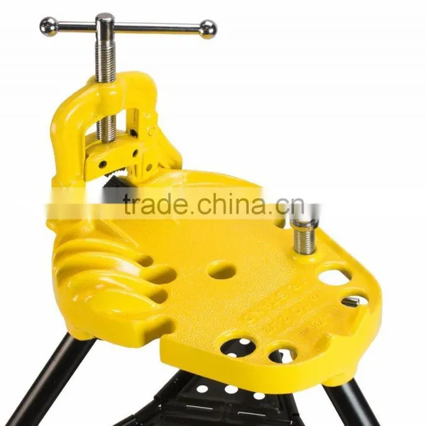 Portable Yoke Tripod Yoke Steel Pipe Bench Vise Support Stand
