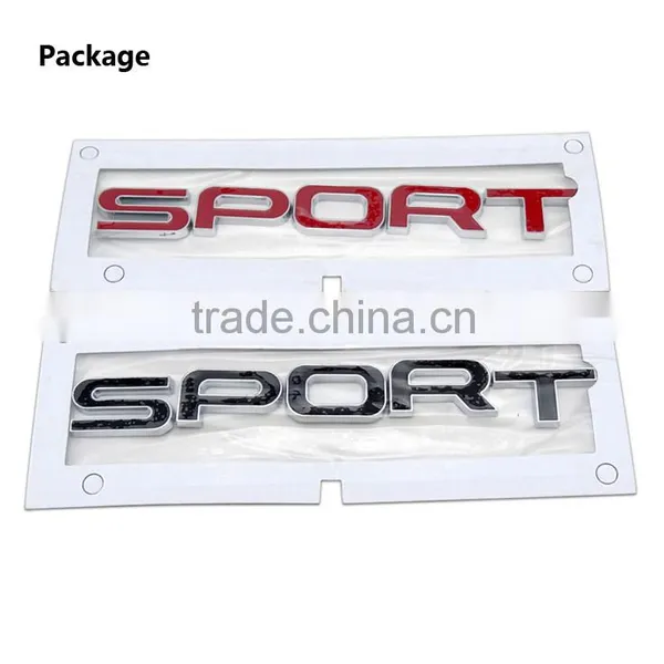 Wholesale Sport Chrome Adhesive Letters Custom Logo Stickers photo-6
