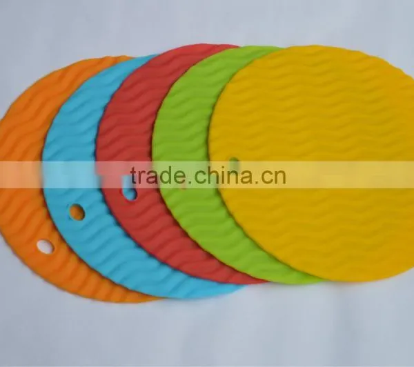 Kitchen Tools Hot Pan Pot Non Slip Washable Silicone Heat Mat photo-6