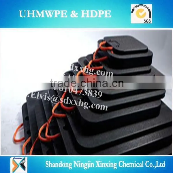 Lorry Crane Pads/UHMWPE Foot Pad/solid Plastic Crane Blocks