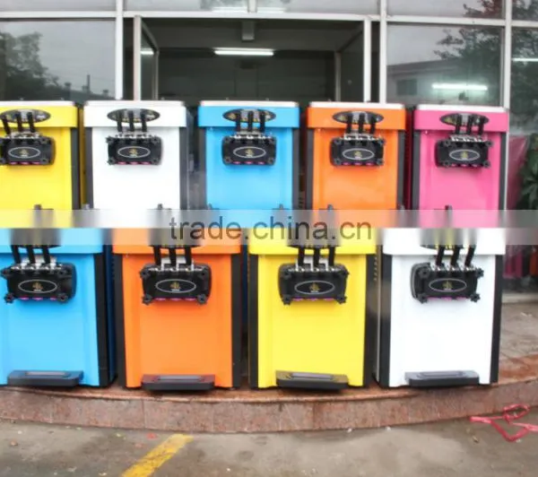 2+1 Mixed Flavours Table Top Frozen Yogurt Ice Cream Machine and Soft Serve Ice Cream Machine photo-6