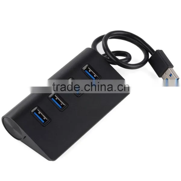 Top Selling Usb3.0 4 Por Hub, Portable 4 Port Aluminum Usb 3.0 Hub photo-5