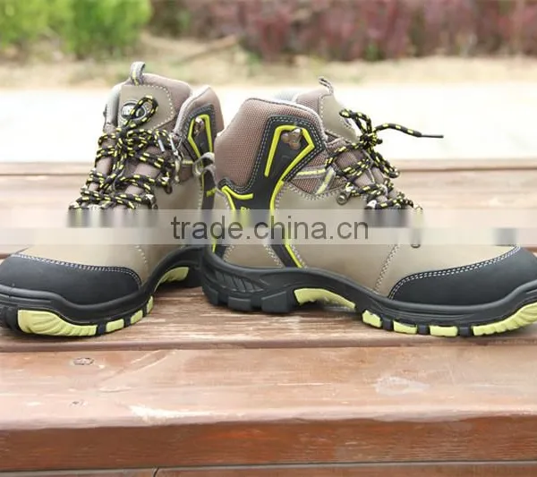Top Quality Smash-proof Nubuck Leather Safety Footwear Steel Toe photo-5