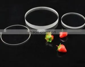 Round Square Laser Optical Quartz Glass Plate With High Quality Window photo-3