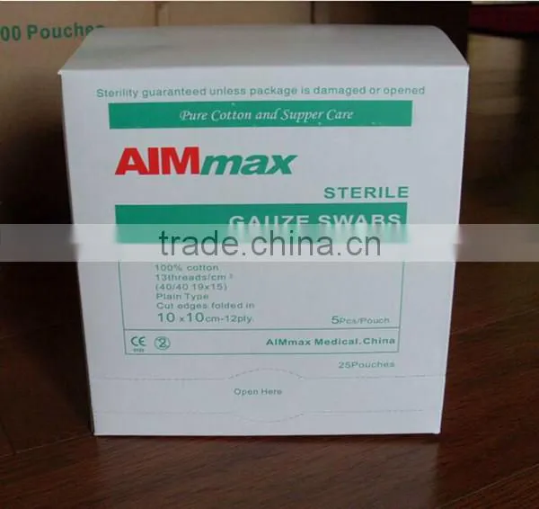 Medical Surgical Absorbent Gazue Swab With 7.5*7.5 photo-6