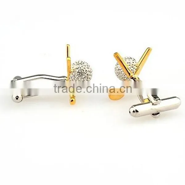 Customized Two Tone Novelty Fashion Jewelry Brass Cufflinks photo-4
