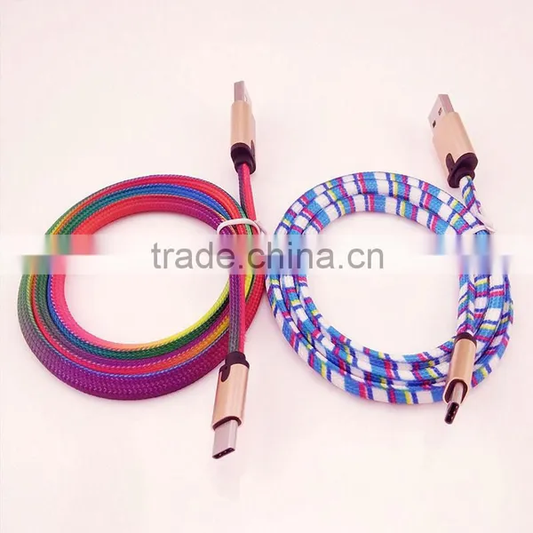 High Speed Colorful Fashion Type-c to Usb Optical Led Cable for Mobile Phone photo-5