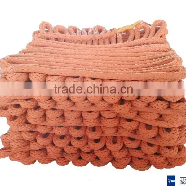 Diameter 36mm Tangerine Color High Performance UHMWPE Rope
