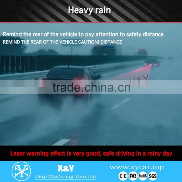 2015 New Products! Car Laser Anti-fog Led Light, 1year Warranty Safe Auto Rear Anti Fog Avoid Accident Car Laser Light photo-6