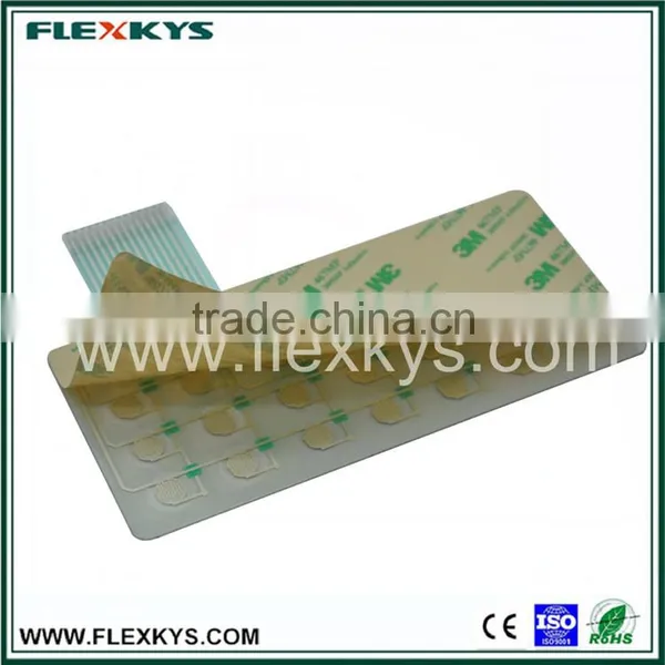 Round Embossment Polyester Switch Keypad With 3M Adhesive Very Good photo-2