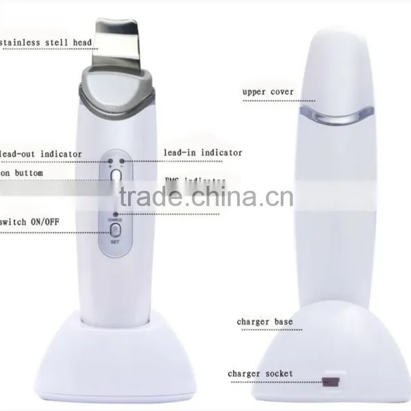 Beauty Skin Care Equipment Skin Scrubber Ultrasonic Peeling photo-2