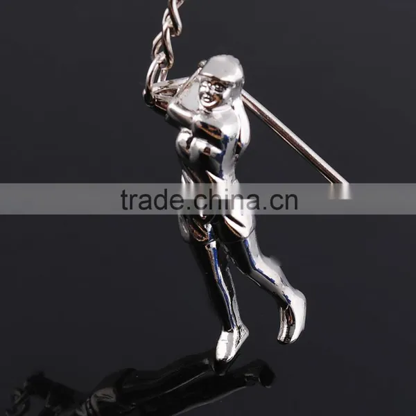 Wholesale Sport Man Figure Metal Key Chains/Golf Metal Key Chains photo-2