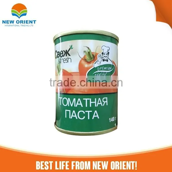 Canned Package New Orient Pure Tomato Paste Canned Food Paste Ingredients photo-2