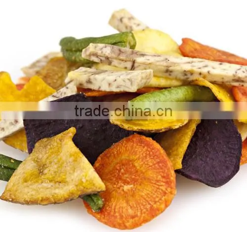 Mixed Vegetables and Fruit Chips