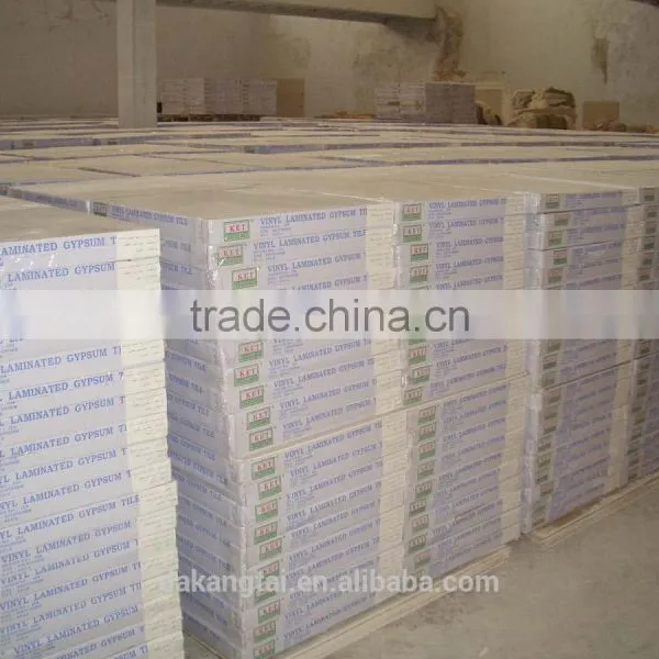 Gypsum Ceiling Board / PVC Gypsum Ceiling Tiles / Gypsum Board False Ceiling Price photo-5