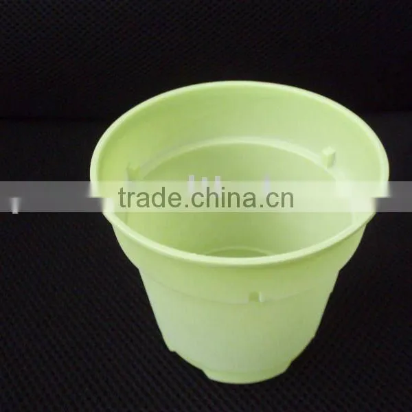 Biodegradable Cornstarch Eco Friendly Plastic Flower Pot