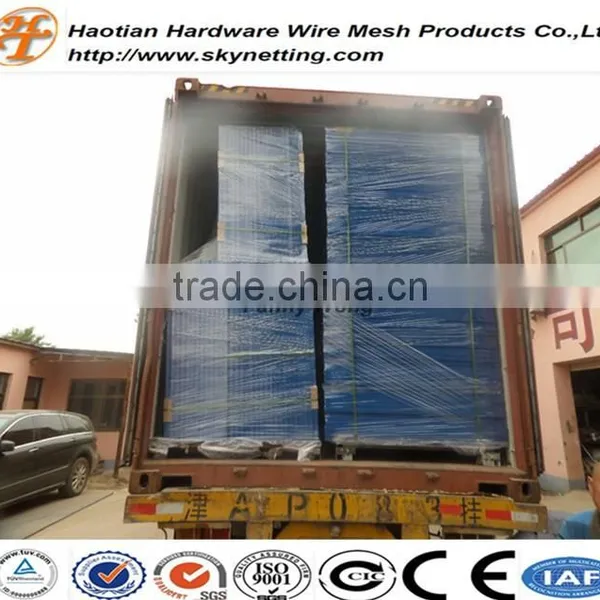 Pipe Frame Colorful Powder Coated Welded Wire Mesh Temporary Fence photo-6