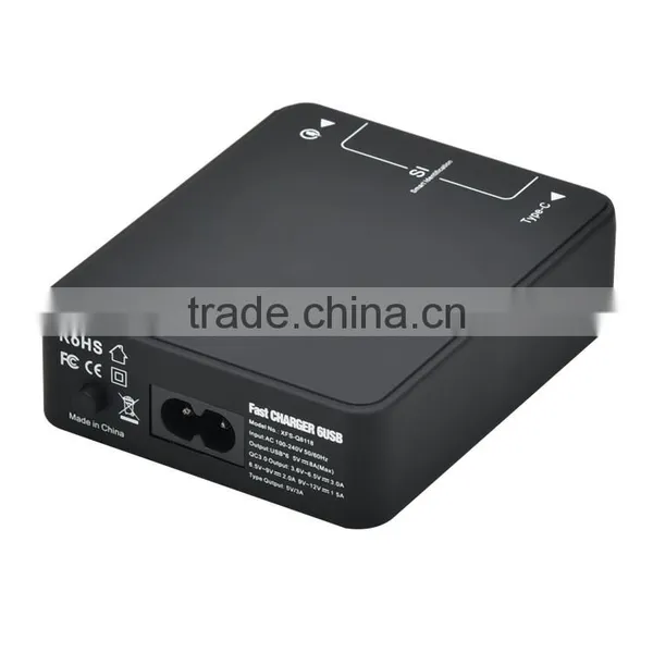 UK US EU Plug Type-c Outlet QC 3.0 Fast Chaging Usb Plug Charger photo-2