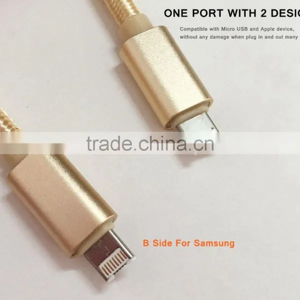 Nylon Braided High Speed Data Sync Charging Cord Usb Data Cable photo-3