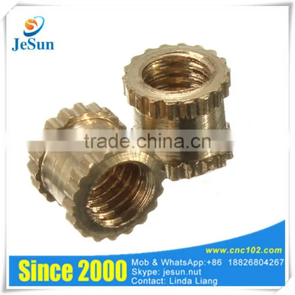 Free Sample Brass Insert Sharp Knurl Nuts,Brass Thumb Nuts M3-M12 photo-2