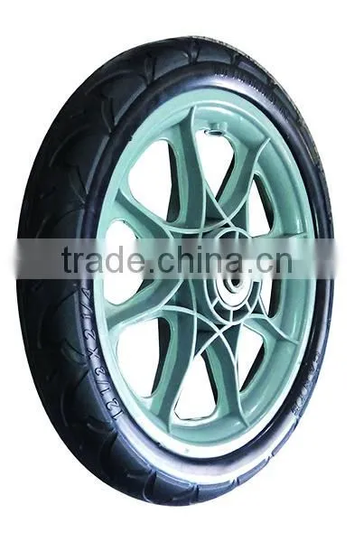 Plastic Rim Steel Bearing PU Wheel Kids Bicycle Wheel photo-4
