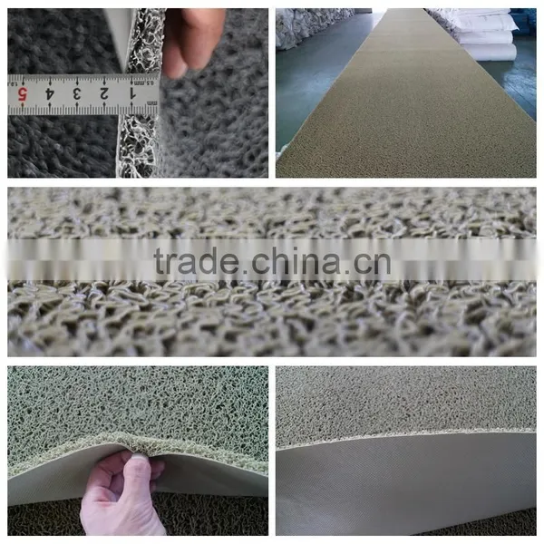 Strong Wear-resistant ,anti-slip Dirt Trap Mat PVC Loop Carpets Cushion Spiral Mat photo-4