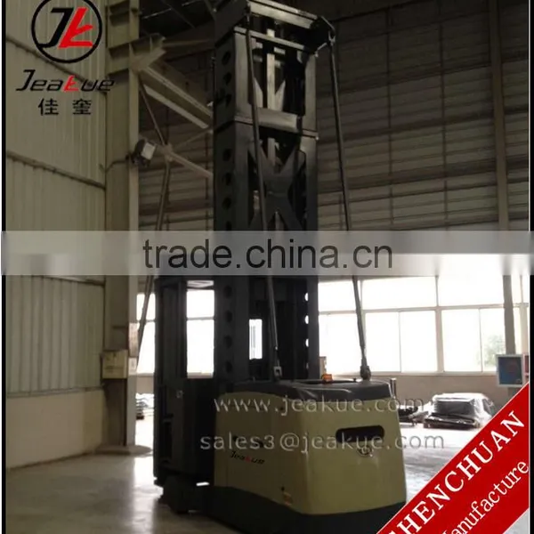 Three Ways Forklift for Narrow Aisle 1800mm Battery Operated Man Up Electric Three Ways Forklift photo-2