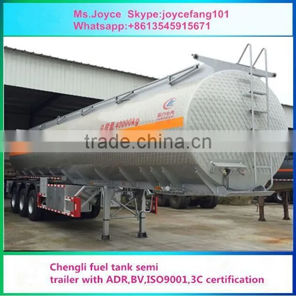 45000liters Stainless Steel Oil Liquid Semi-trailer Fuel Tank photo-2