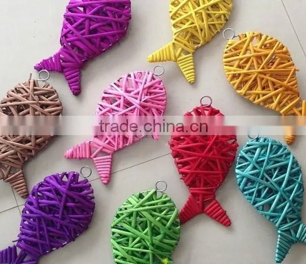 Wicker Hanging Decoration Xmas Christmas Hanging Decoration/xmas Door Ornament photo-4