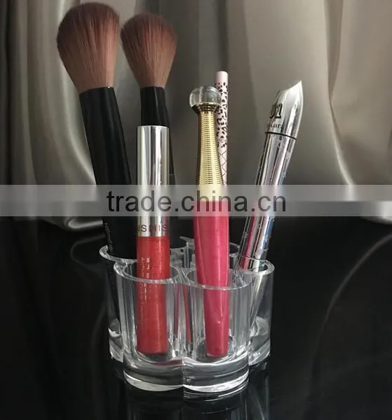 Cy270 Plum Flower Clear Acrylic Makeup Organizer Insert Makeup Box Lipstick Brush Storage Box Cases photo-3