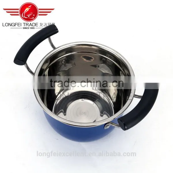 Insulation Handle Cheap Stainless Steel Cookware Pot Sets photo-5