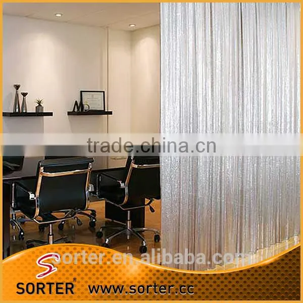 China Supplier Sequin Metal Blackout Curtain for Salon photo-3