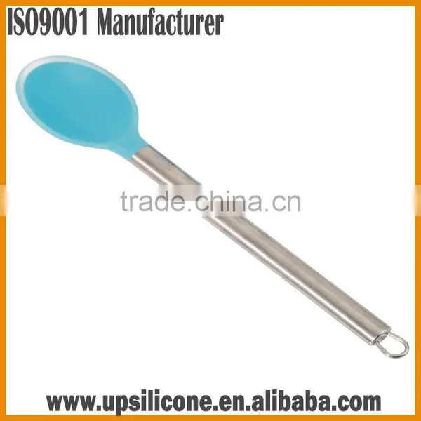 2015 New Full High Quality Kitchen Accessory Silicone Rubber Solid Spoon photo-4