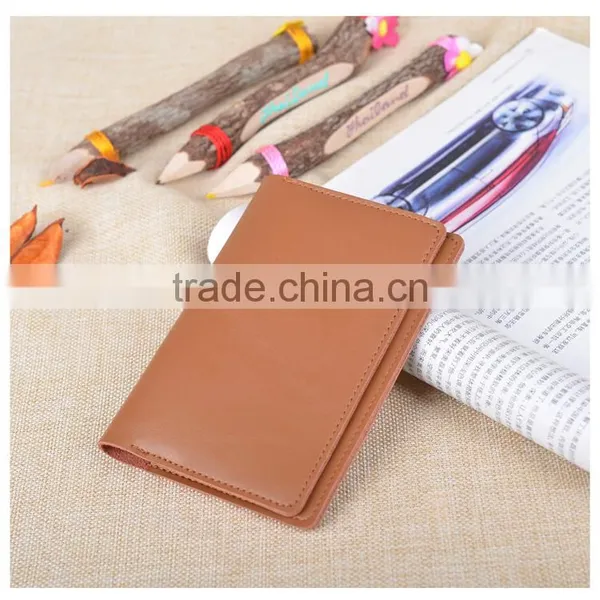 Factory OEM Custom Logo Supply Fashion Cow Leather Rfid Passport Holder photo-5