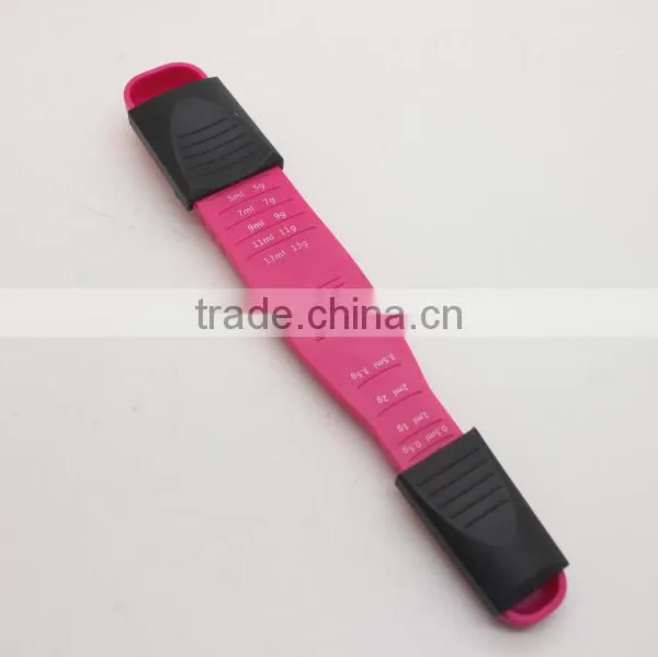 Plastic Adjustable Measuring Scoop Spoon Set With Different Size 0.5ml to 13ml photo-3