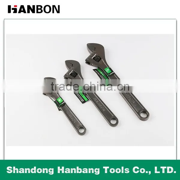 Black Nickel-plated Adjustable Wrench photo-2