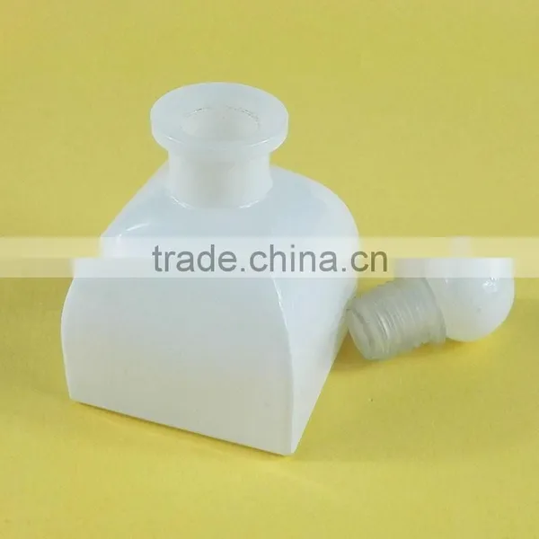 Bright Black/white Yurt Glass Bottle for 50ml Reed Diffuser With Cork/glass Stopper photo-2