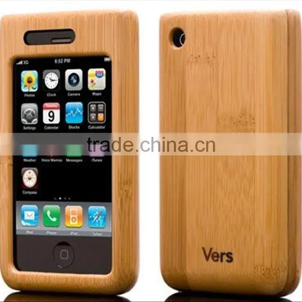 Bamboo Product Bamboo Case for Cell Phone Nature Color Carbonized Color photo-2
