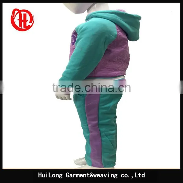 New Design pu Fabric Wholesale Jogging Clothing Sets photo-2