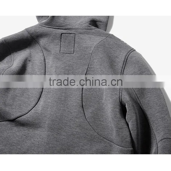 New Fashion Fitness Hoodies Men Blank O-Neck Sweatshirt Men Tracksuit Trend Sport Suits Classic Zip Mens Hoodies And Sweatshirts photo-3