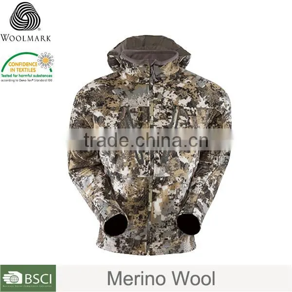 Hot Sale Hunting Clothing,100% Merino Wool Hunting Clothes/hunting Jacket