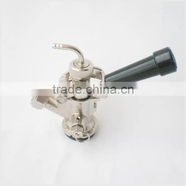 D Type Keg Coupler - Alloy & Full Stainless Steel for Beer Brewing Equipment photo-3