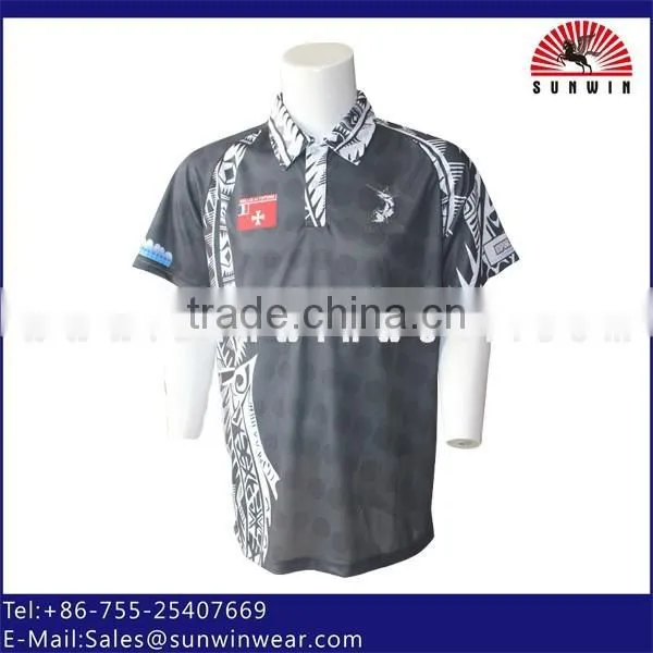 2015 Men's Sportswear Custom Sublimated Table Tennis Jersey Wholesale photo-2